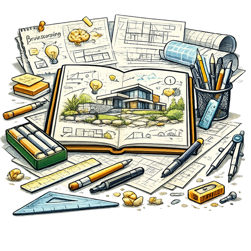Architectural Concept Development Sketchbook