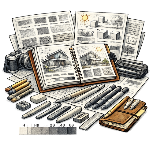 Architectural Shading & Texture Techniques Guide